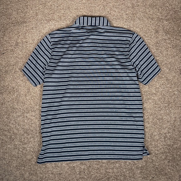 Columbia Golf Mens Medium St. Louis Cardinals Striped Polo Shirt MLB Baseball - Picture 8 of 9